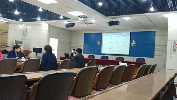 我司前往德州市临邑县民政局进行产品功能展示